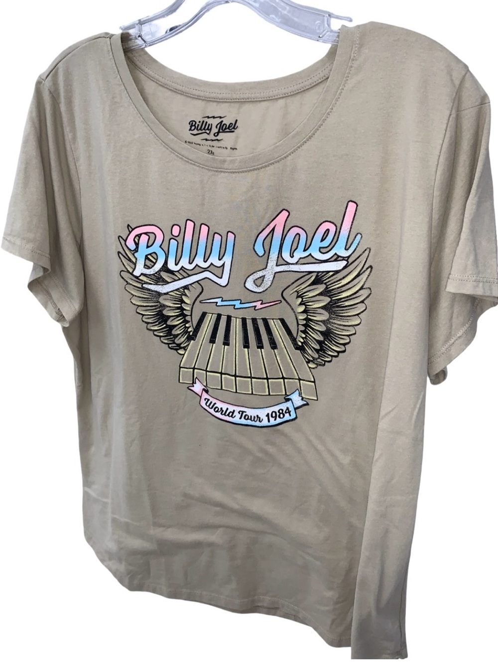 Billy Joel World Tour 1984 T-Shirt Size 2X